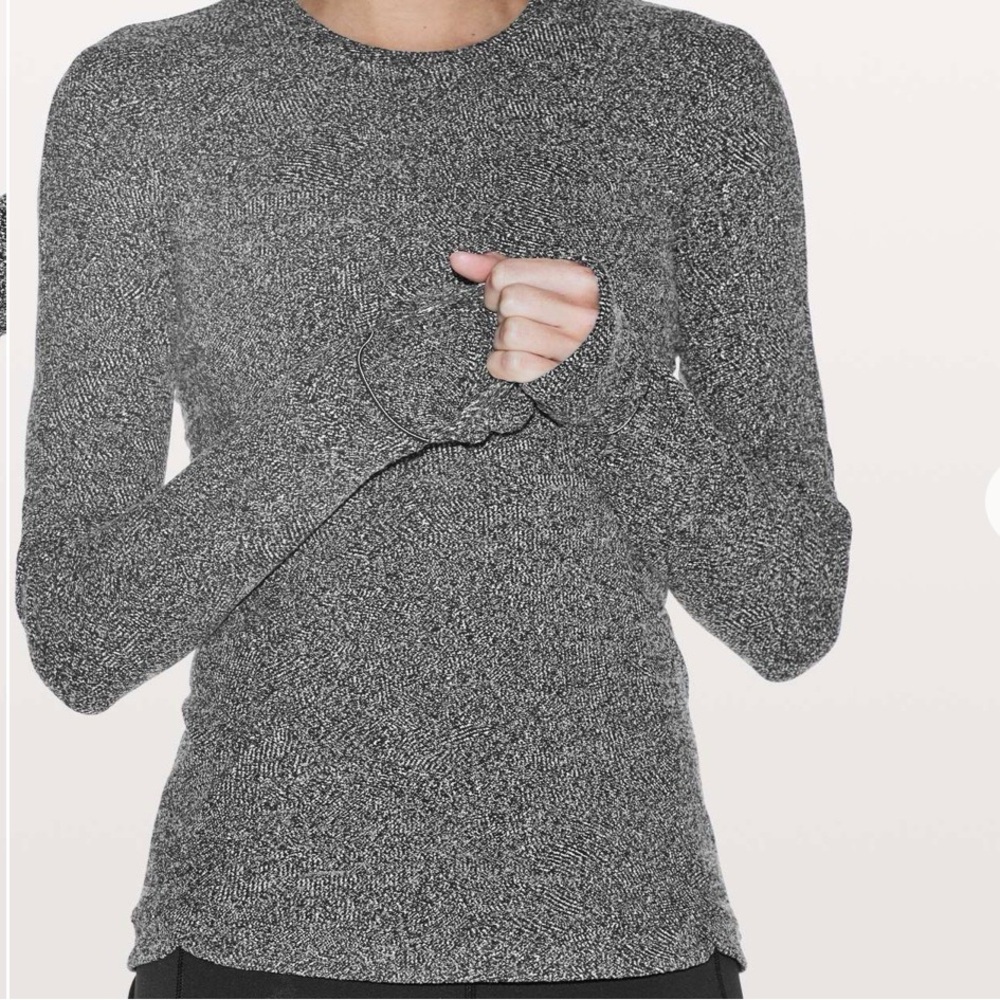 Lululemon Runderful Long Sleeve
Rush Jacquard Black White